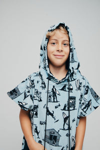 Poncho Kind 6-9 Jahre - Kai
