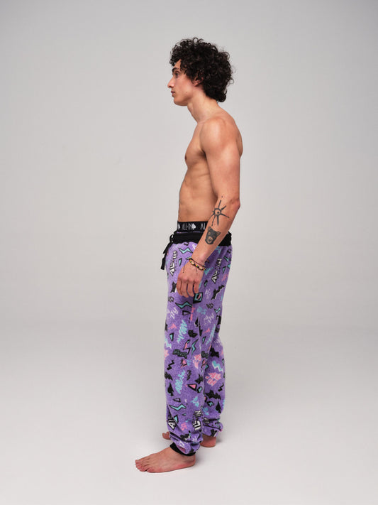 Fleece joggingpak - Pop 80s Violet