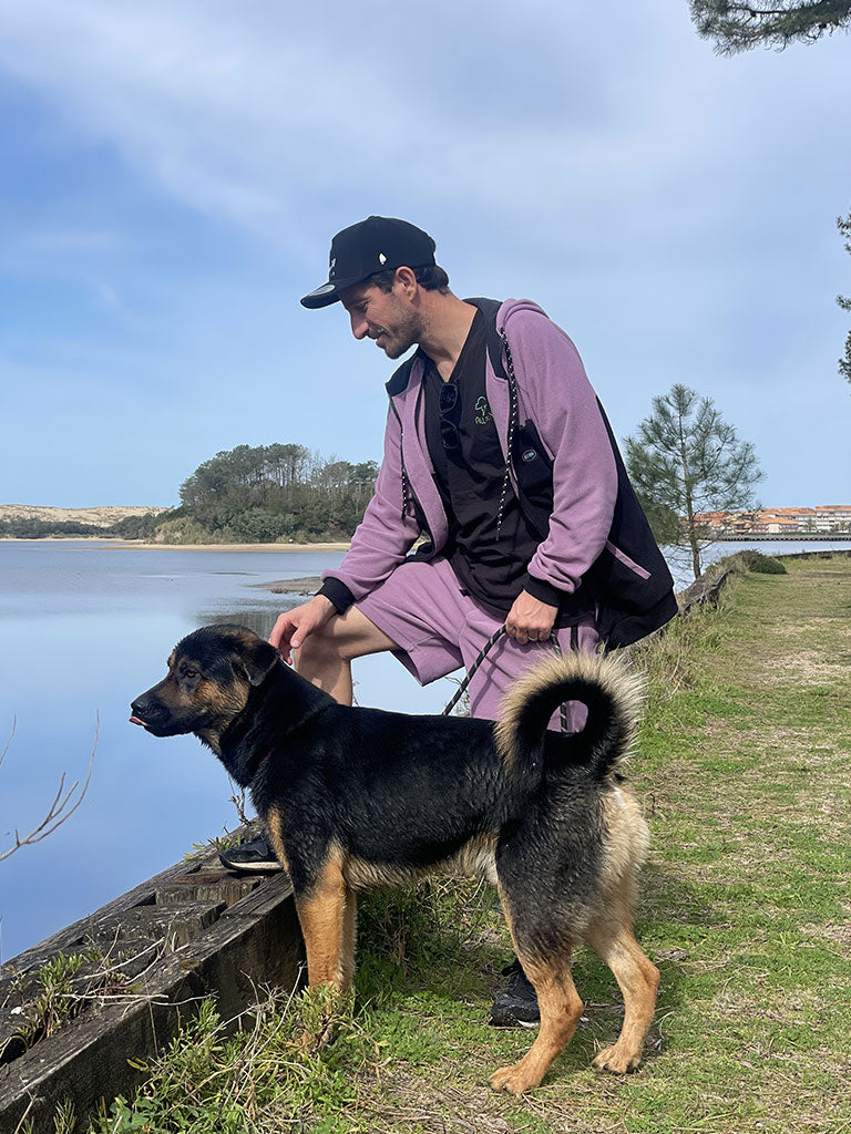 Polar Hoodie - Purple L