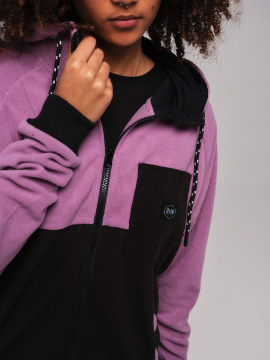 Sudadera con capucha - Morado