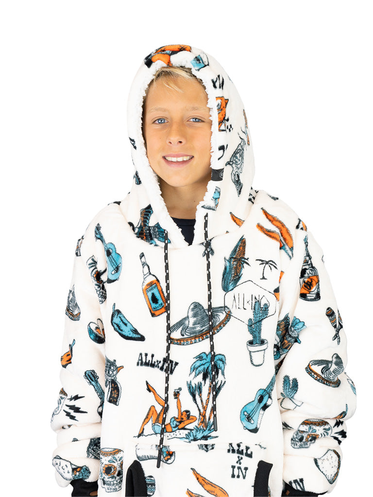Junior Poncho Throw - Mexicano 6-14 años