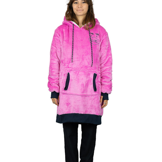 Geruite Poncho - Viola XS/S/M