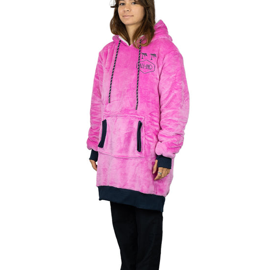 Geruite Poncho - Viola XS/S/M