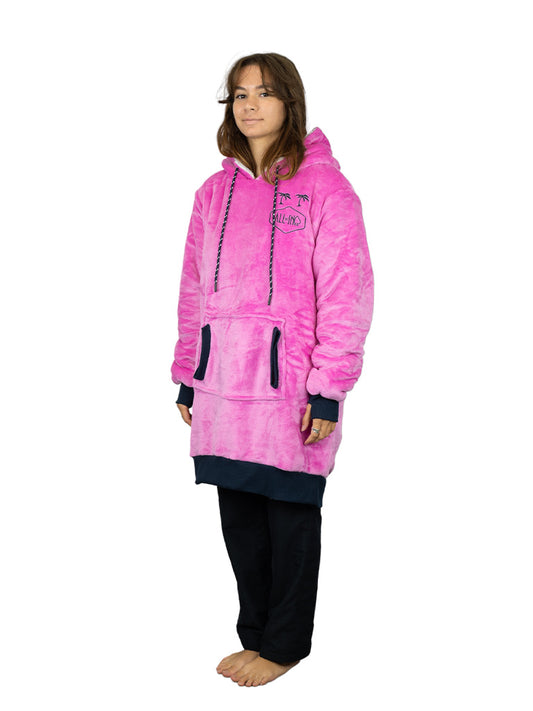 Geruite Poncho - Viola XS/S/M