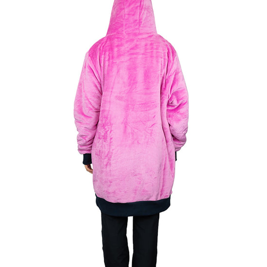 Geruite Poncho - Viola XS/S/M