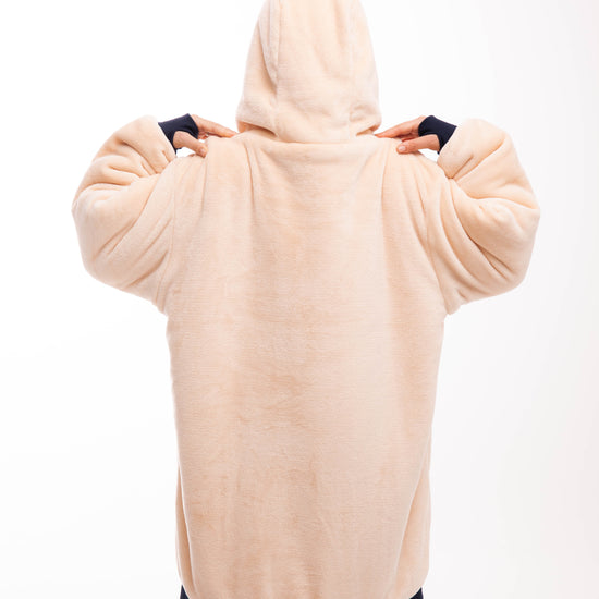 Poncho a cuadros - Rosa oscuro XS/S/M