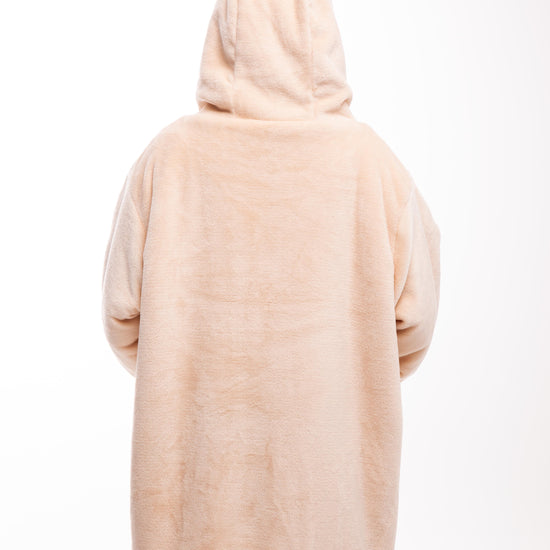 Poncho a cuadros - Rosa oscuro XS/S/M