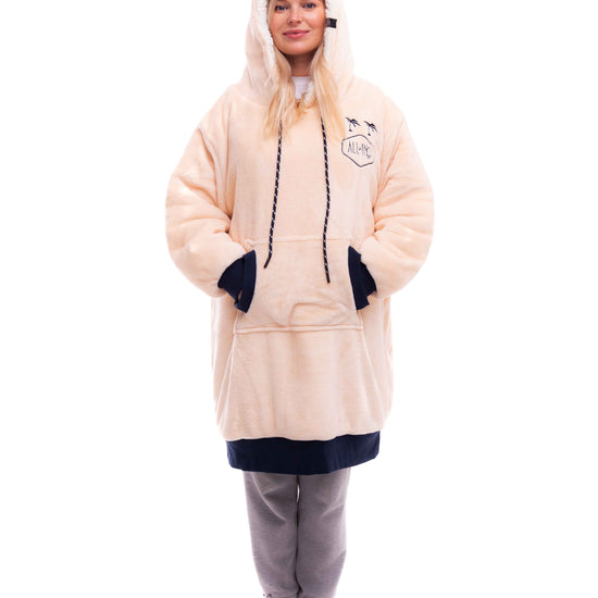 Poncho a cuadros - Rosa oscuro XS/S/M