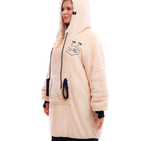Poncho a cuadros - Rosa oscuro XS/S/M
