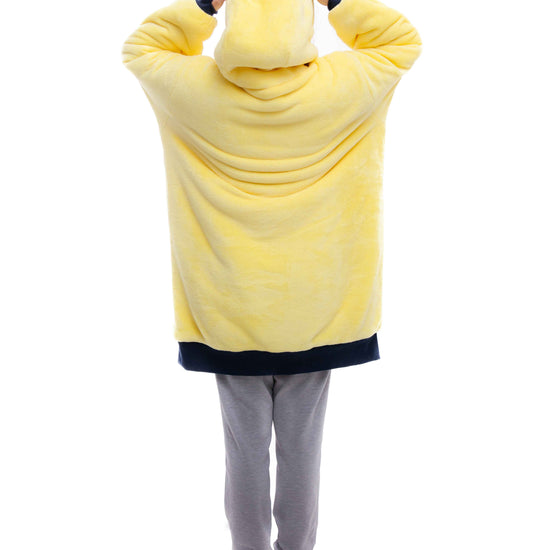 Poncho a cuadros - Amarillo XS/S/M