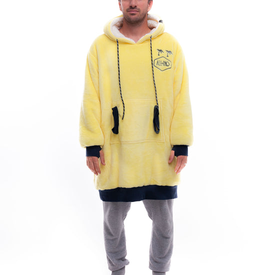 Poncho a cuadros - Amarillo XS/S/M