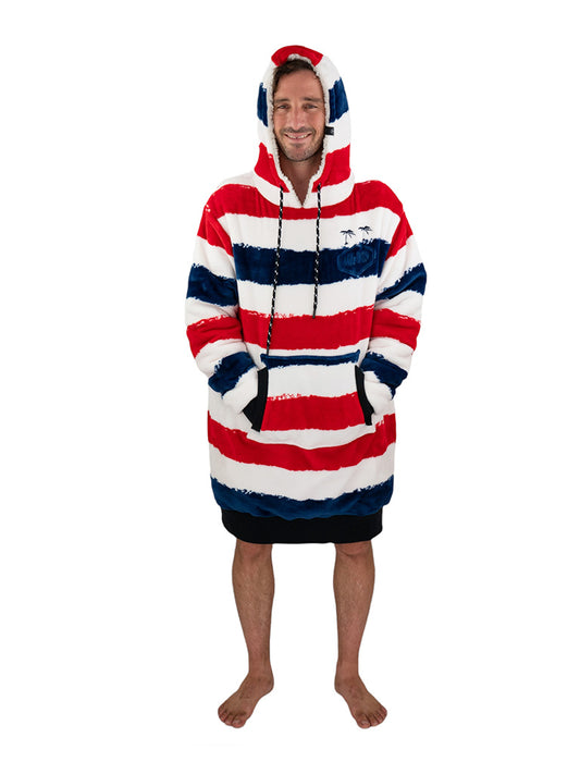 Geruite poncho - Hawaii L/XL