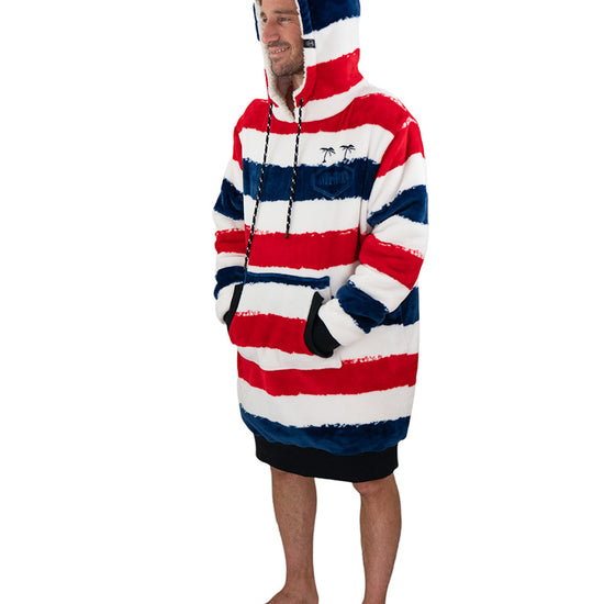 Geruite poncho - Hawaii L/XL
