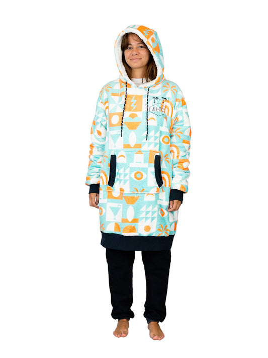 Geruite poncho - Bgirl
