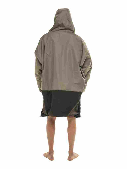 Poncho imperméable - Noir / Kaki