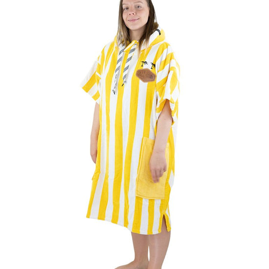 T Poncho Jacquard - Good Vibes Sunny One Size