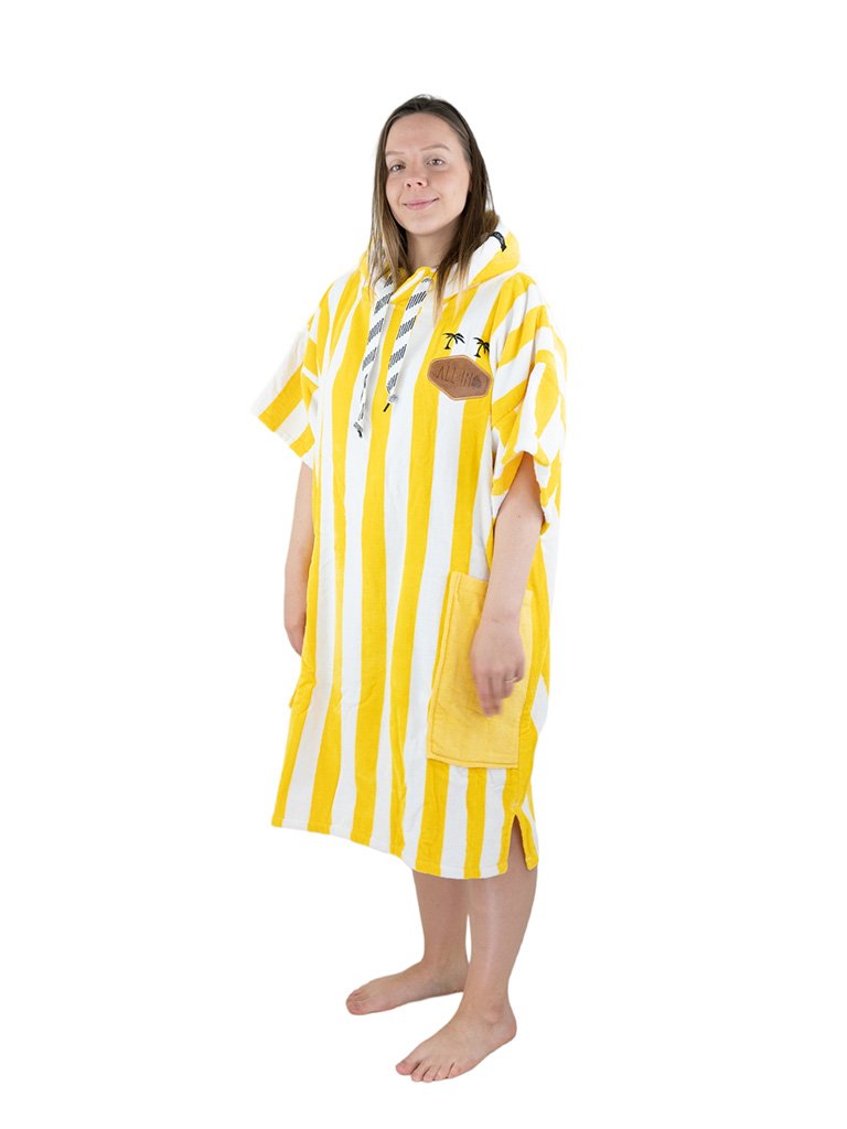 T Poncho Jacquard - Good Vibes Sunny One Size