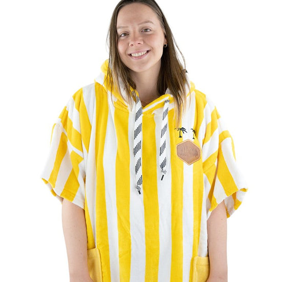 T Poncho Jacquard - Good Vibes Sunny One Size