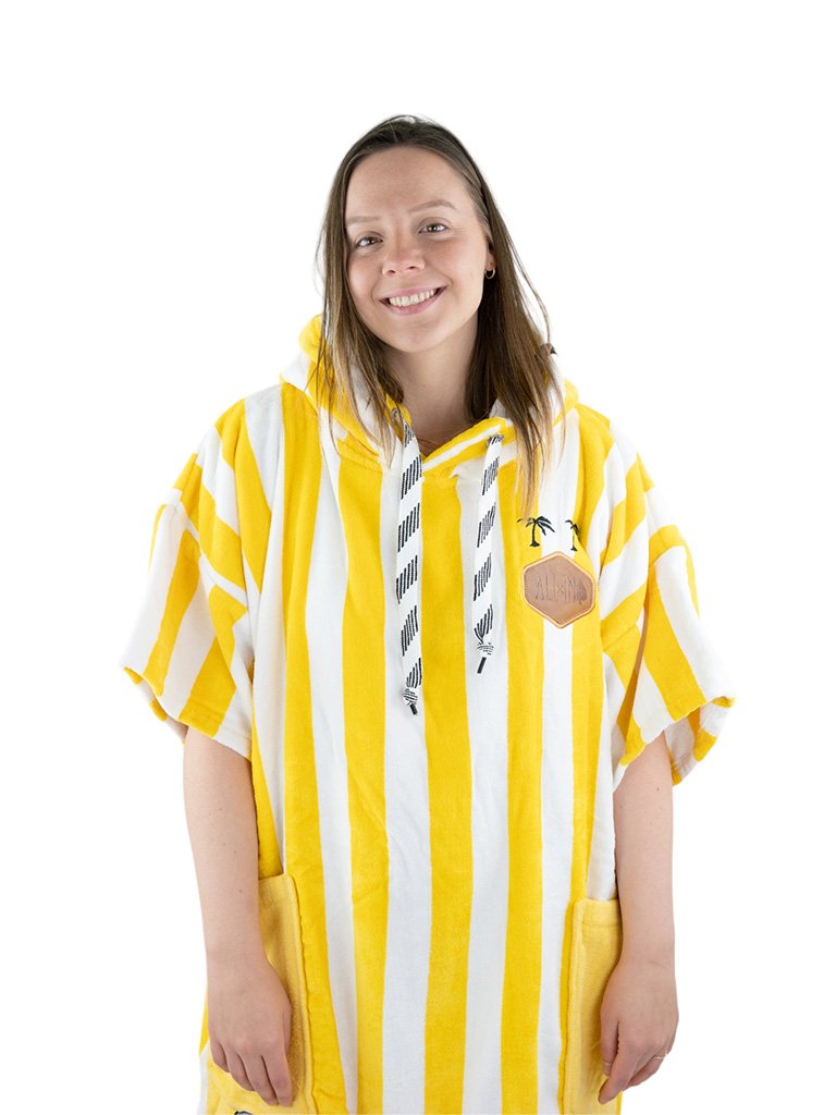 T Poncho Jacquard - Good Vibes Sunny One Size