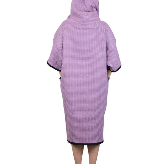 Waffle T Poncho - Purple Waffle One Size