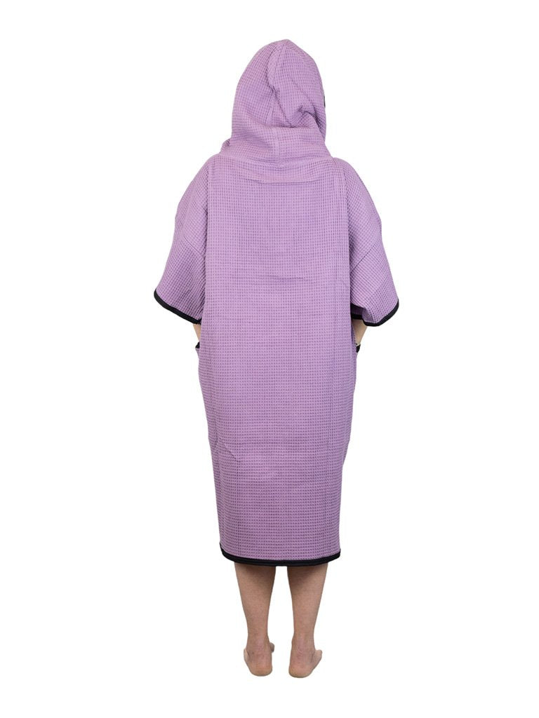 Waffle T Poncho - Purple Waffle One Size