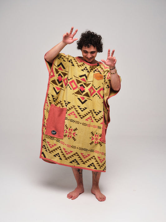Poncho toalla - Indian Marron