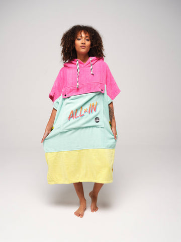 V Poncho Beach Crew - 80 Ies Talla Única