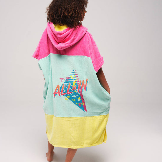 V Poncho Beach Crew - 80 Ies Talla Única
