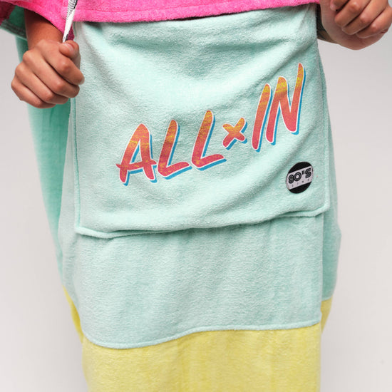 V Poncho Beach Crew - 80 Ies Talla Única