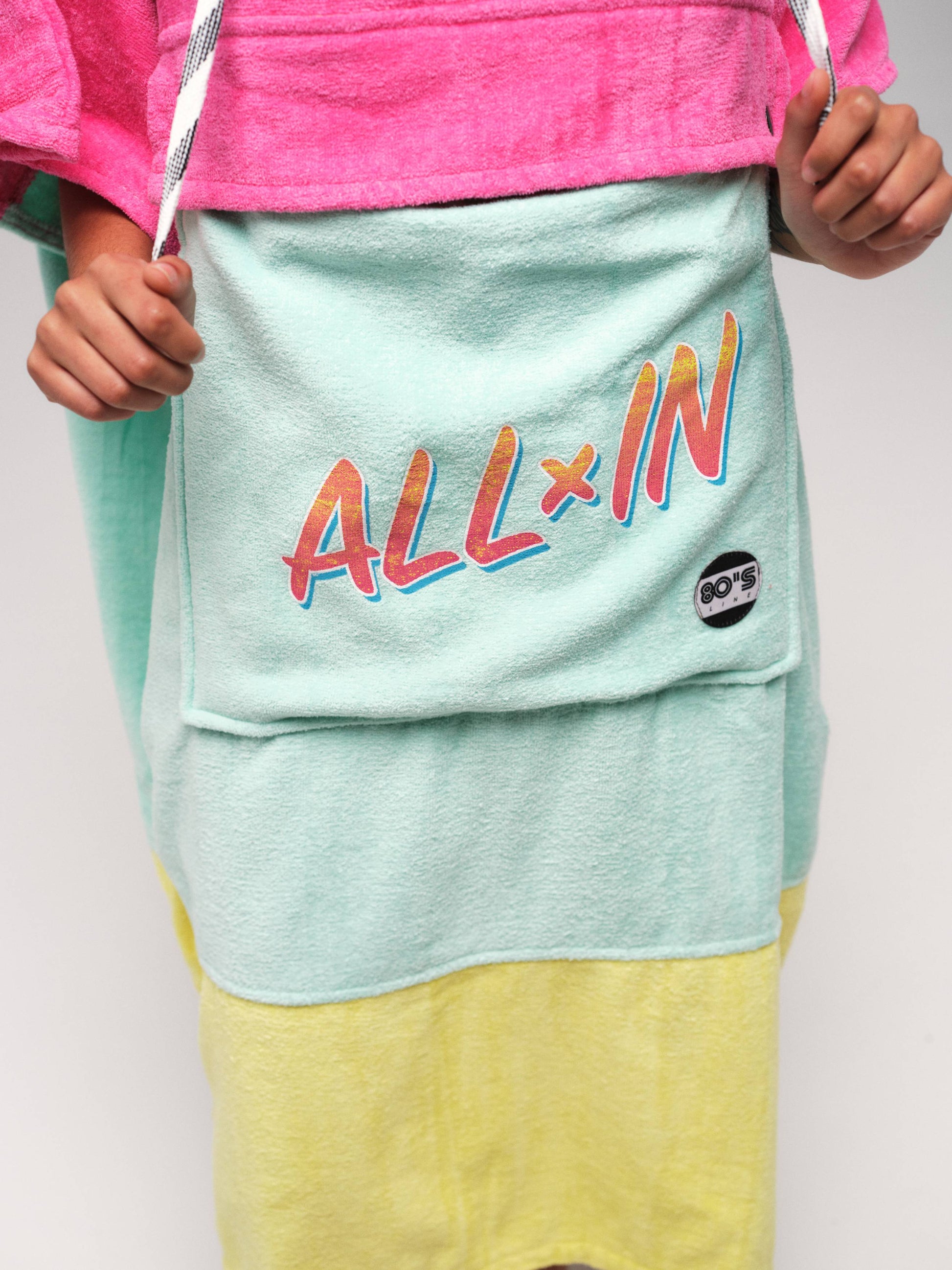 V Poncho Beach Crew - 80 Ies Talla Única