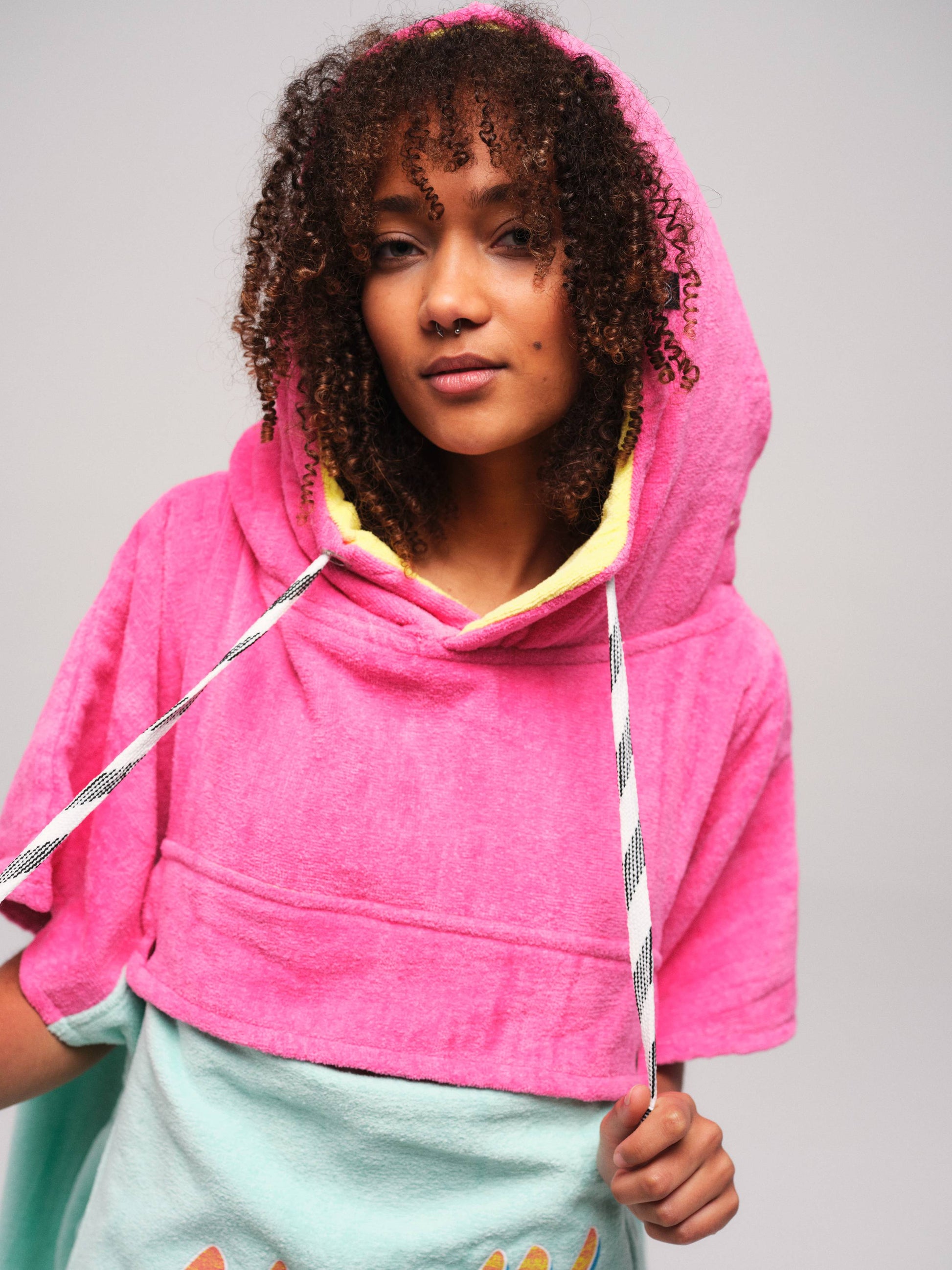 V Poncho Beach Crew - 80 Ies Talla Única