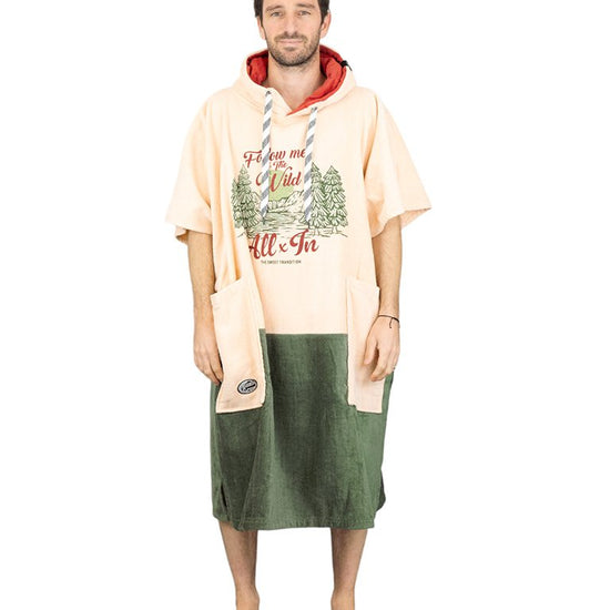V Poncho Beach Crew - The Wild One Size