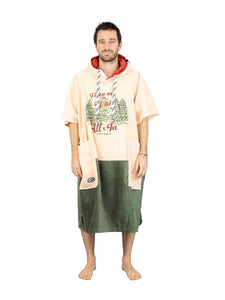 Poncho adulto con corte en V - The Wild