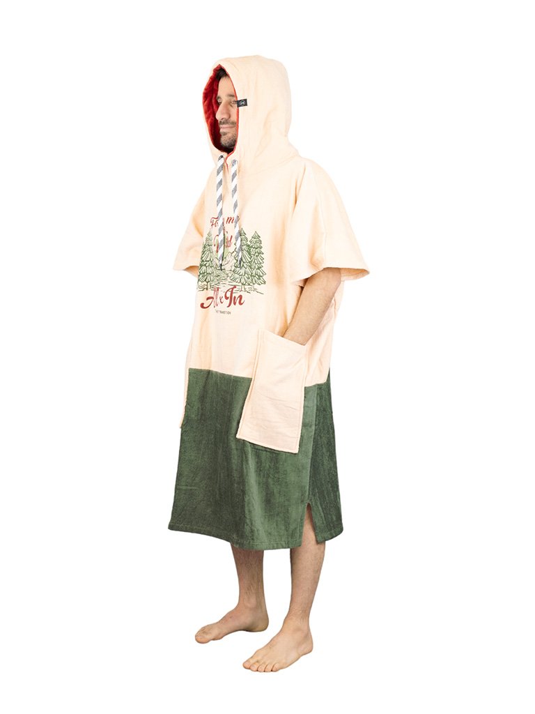 V Poncho Beach Crew - The Wild One Size