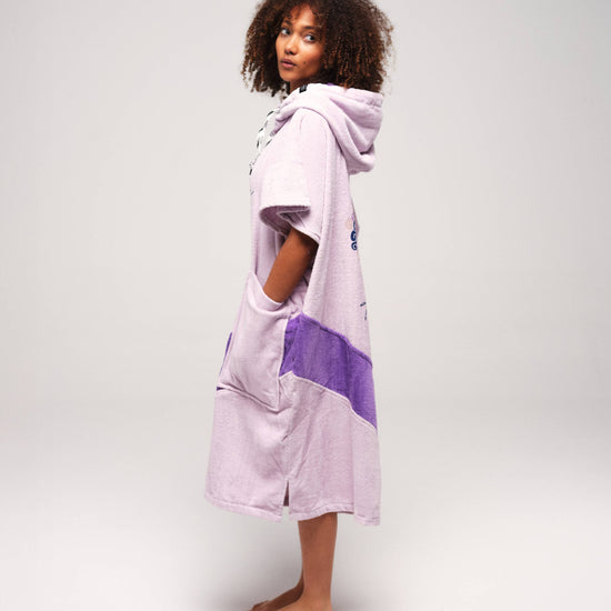 V Poncho Beach Crew - Soul Surf Viola One Size