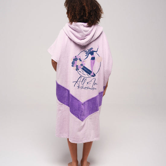 V Poncho Beach Crew - Soul Surf Viola One Size