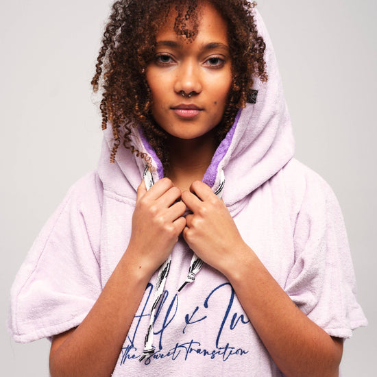 V Poncho Beach Crew - Soul Surf Viola One Size
