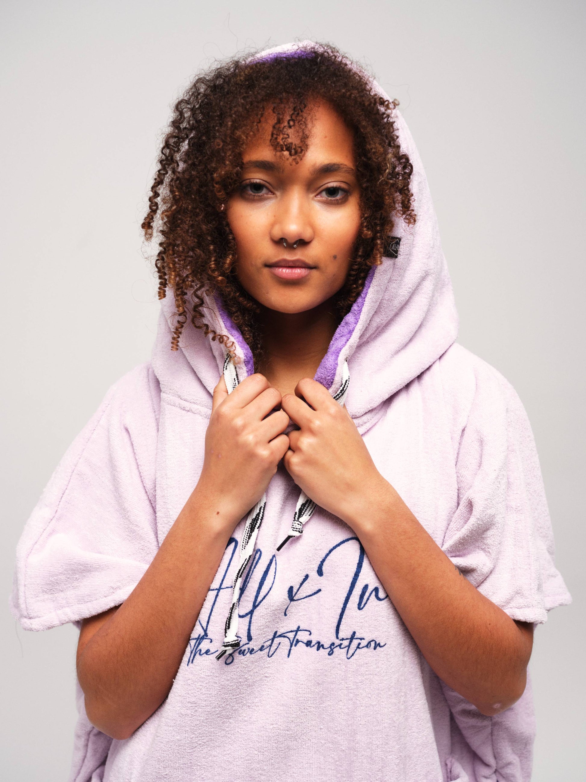 V Poncho Beach Crew - Soul Surf Viola One Size