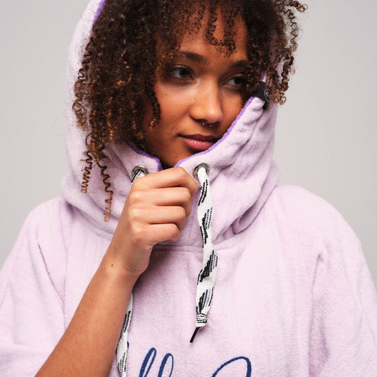 V Poncho Beach Crew - Soul Surf Viola One Size