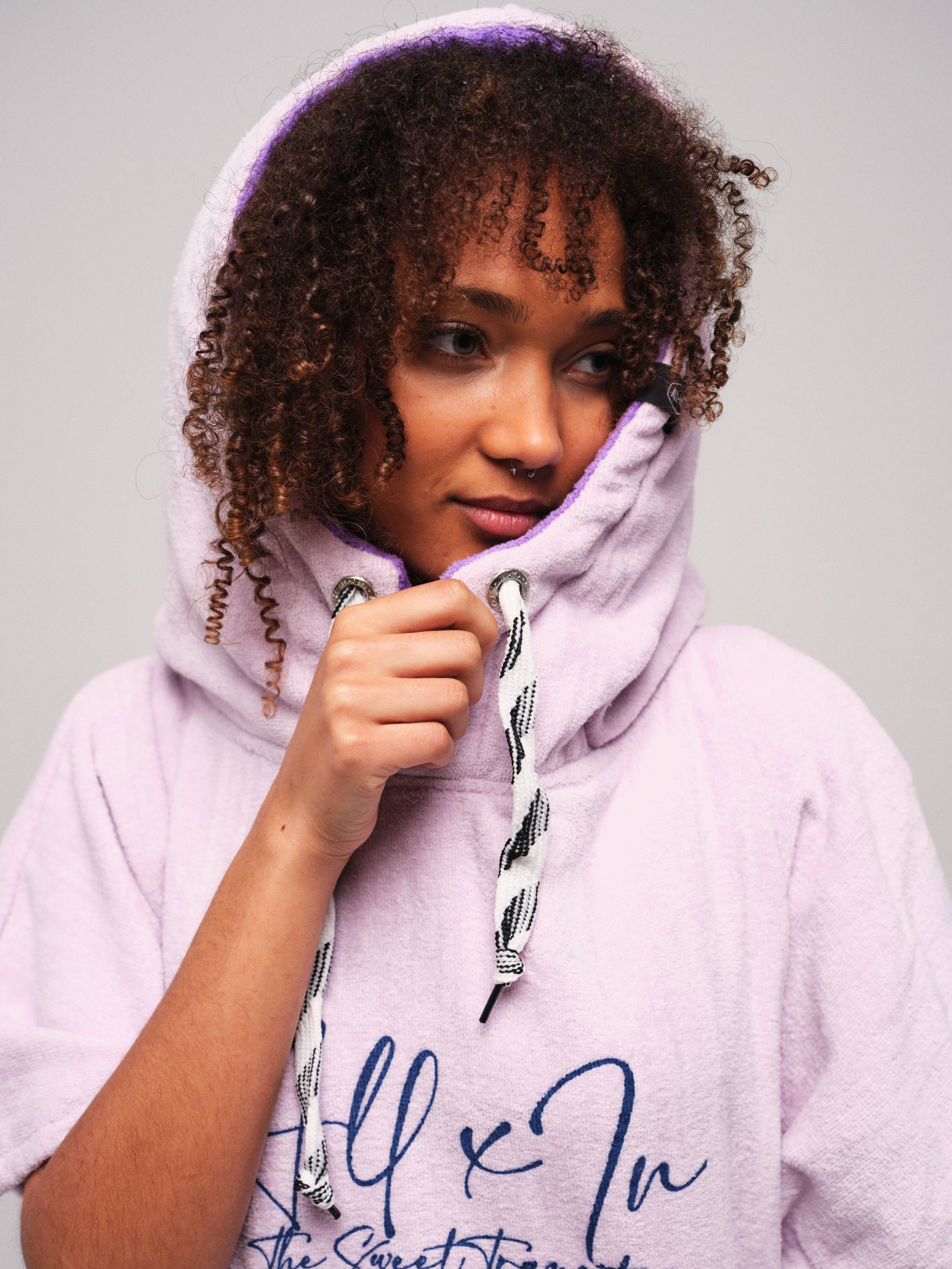 V Poncho Beach Crew - Soul Surf Viola One Size