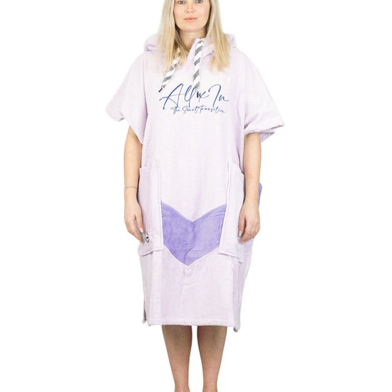 V Poncho Beach Crew - Soul Surf Viola One Size