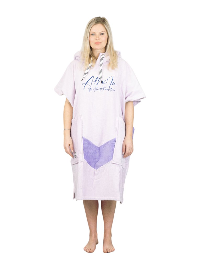 V Poncho Beach Crew - Soul Surf Viola One Size