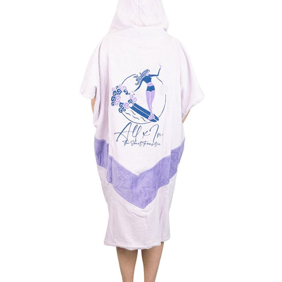 V Poncho Beach Crew - Soul Surf Viola One Size