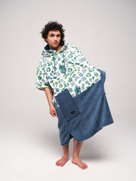 V Poncho - Eco One Size