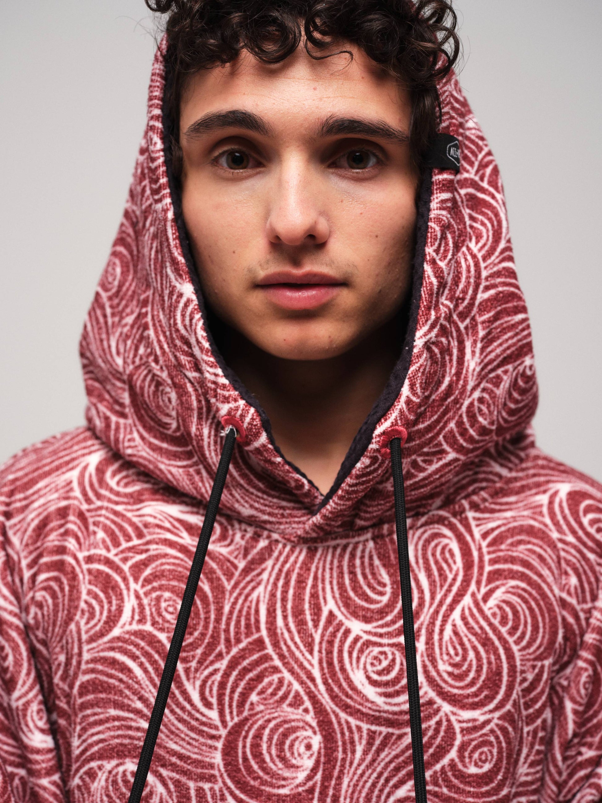 V Poncho - Japanese Red One Size
