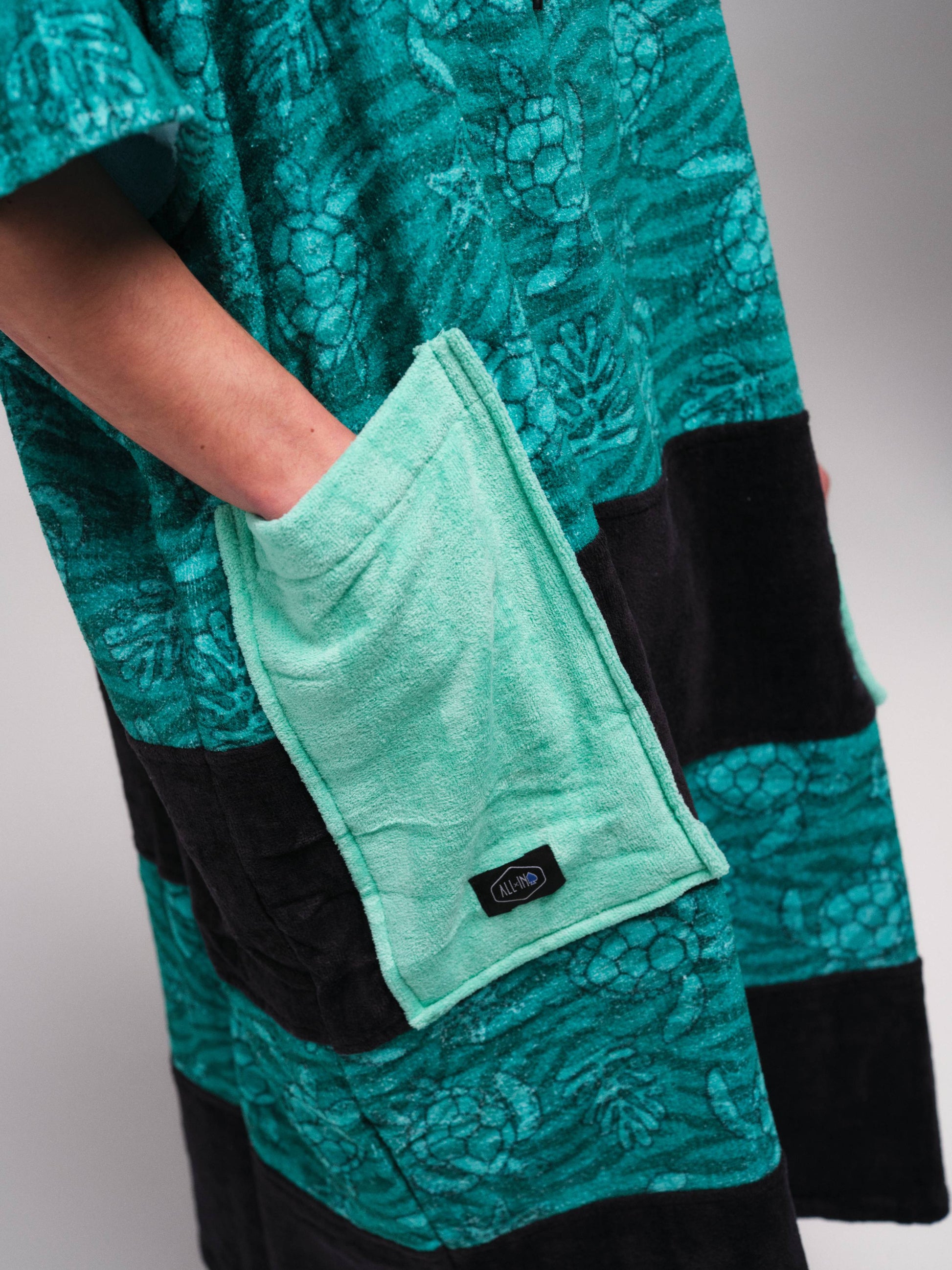V Poncho - Turtle One Size
