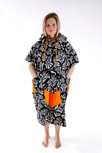 Poncho Surf Femme Corail ALL-IN