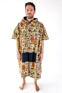 Poncho Surf Adulte Surf Camp ALL-IN