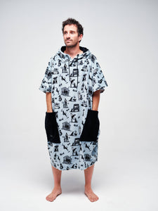 Poncho adulto con corte en V - Kai