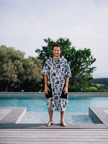 Poncho adulte coupe V - Kai